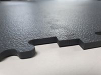 TecDal RT PVC-Garagenboden dunkelgrau strukturiert